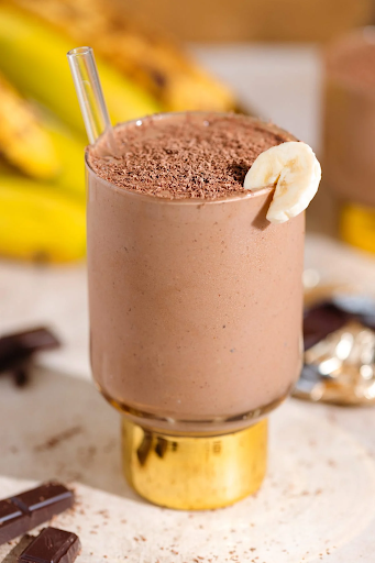 Chocolate Banana Almond Butter Smoothie
